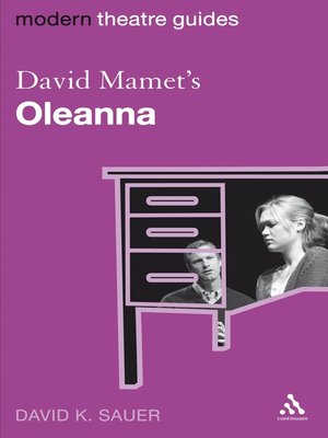 cover image of David Mamet's Oleanna